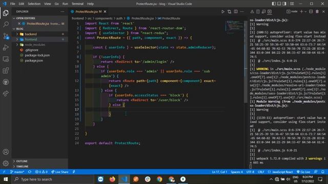 MERN STACK Multi Author Blog protected route React Node Express mongodb #97 смотреть онлайн