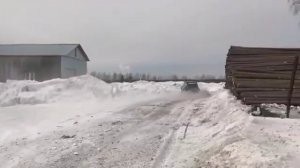 Кен Блок снежный дрифт