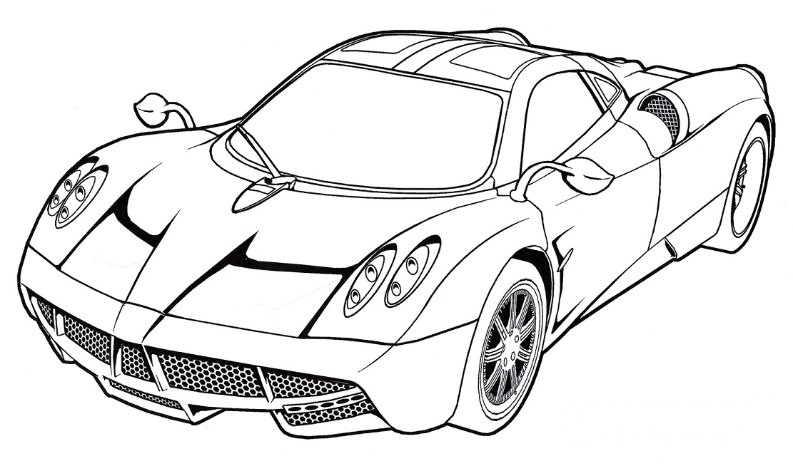 Draw a Pagani Huayra Carbon #1