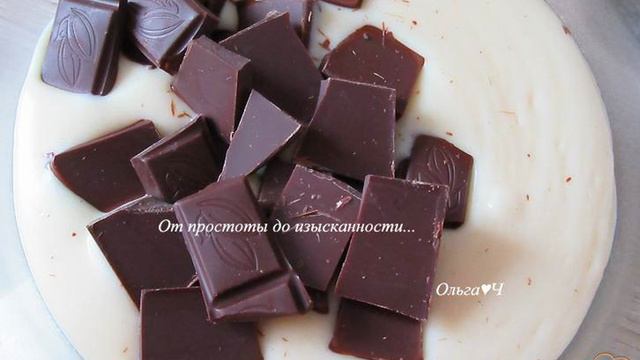 Торт-мусс Два шоколада с личи