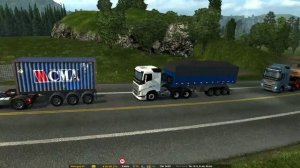 Euro Truck Simulator 2 - MAPA EAA - VIAGEM DE VOLVO FH16 - CARGA DE ASFALTO