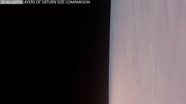 Layers of Saturn Size Comparison 3D 4K 60FPS смотреть онлайн