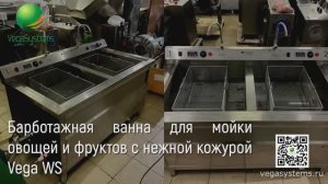 Барботажная ванна для мойки овощей и фруктов Vega WS