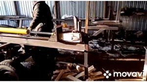 Гидравлический дровокол. Гидрокол. Первые испытания.