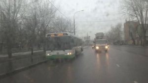 Поездка на маршрутке. Участок Царицыно - Южные ворота