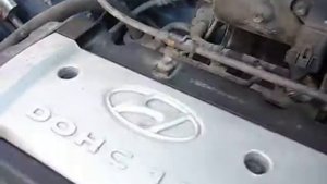 Работа двигателя Accent после замены цепи