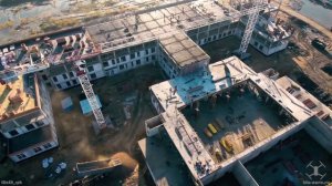 Строительство школы в  Буграх