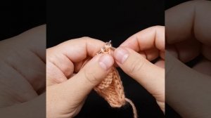 Косынка спицами с кромками i-cord (с голосом)