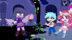 Vs. Twilight Sparkle But its Gacha // Dusk Til Dawn (Concept Song) // FNFxPibby 🖤/ Full Version /