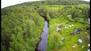 Деревня Чернецово с квадрокоптера