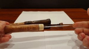Саамский нож в комбинированных ножнах