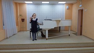 В.Моцарт "Аллегретто", поперечная блок-флейта