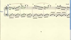 Toccata: Gaston Rolland, Piano Scroll in Am