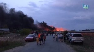 01-09-2021_Ликвидация крупного пожара в г. Шадринске. Сюжет телеканала "Город" от 26.08.2021