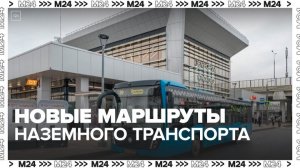 Новые маршруты наземного транспорта появились в Москве - Москва 24