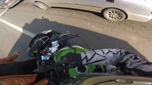 Разбил мотоцикл Кавасаки / Broke Kawasaki motorcycle