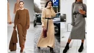 САМЫЕ МОДНЫЕ ТРИКОТАЖНЫЕ ПЛАТЬЯ 2022-2023