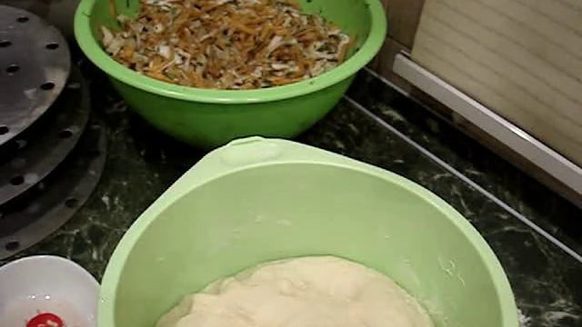 Домашние хлопоты.Манты с тыквой.