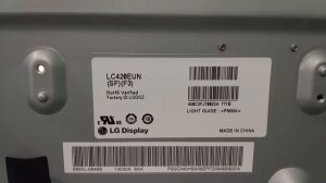 LG 42LA643V демонстрация работоспособности модулей