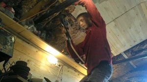 Утепление потолка металлического  гаража