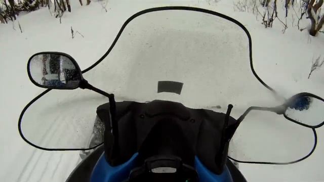 Yamaha Venture- snowmobile riding at Walles Bruksvallarna. смотреть онлайн