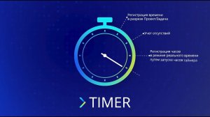 TIMER - система учёта рабочего времени на базе 1С | Автоматический учёт, отчётность и планирование