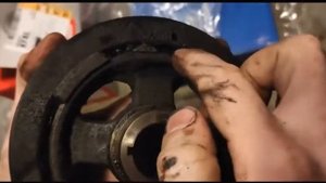 Замена переднего сальника коленвала Замена шкива от kia меняем натяжитель Mitsubishi Lancer 10