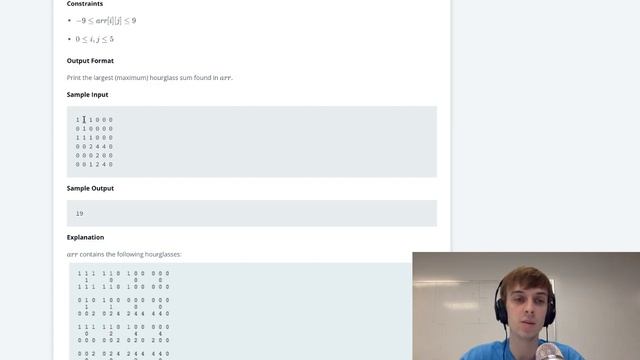 HackerRank 2D Array - DS Explained - Java