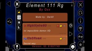 "ELEMENT 111 RG" by DarkX САМЫЙ СЛОЖНЫЙ ДЕМОН В ГД?