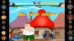 Smurfs (Peyo) VS Peter Griffin (Family Guy) - Ultimate Mugen Fight 2016