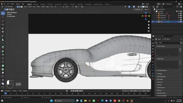 Let's make a SUPRA in Blender смотреть онлайн