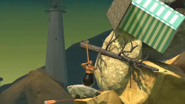 Getting over it with bennett foddy №1 ЧАСТЬ смотреть онлайн