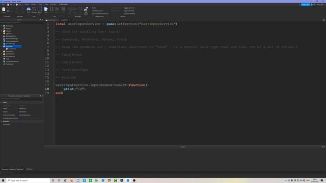 Key Press Detection (Press E) - UserInputService - Advanced Roblox Scripting #2 смотреть онлайн