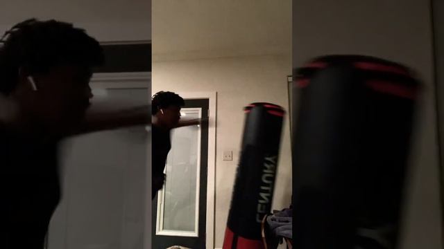 Got a punching bag for Christmas