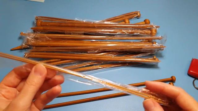 Обзор на БАМБУКОВЫЕ СПИЦЫ с Алиэкспресс. смотреть онлайн