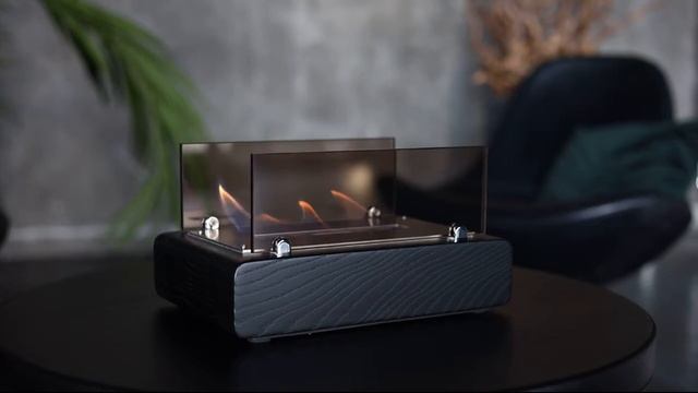 Биокамин из ценных пород дерева «Black» (дуб чёрный) смотреть онлайн