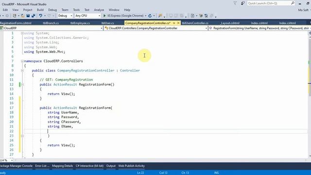 Business ERP Part 9 Company Registration in ASP NET MVC