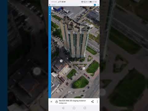 NextGIS Web 3D – Рендеринг в мобильной версии
