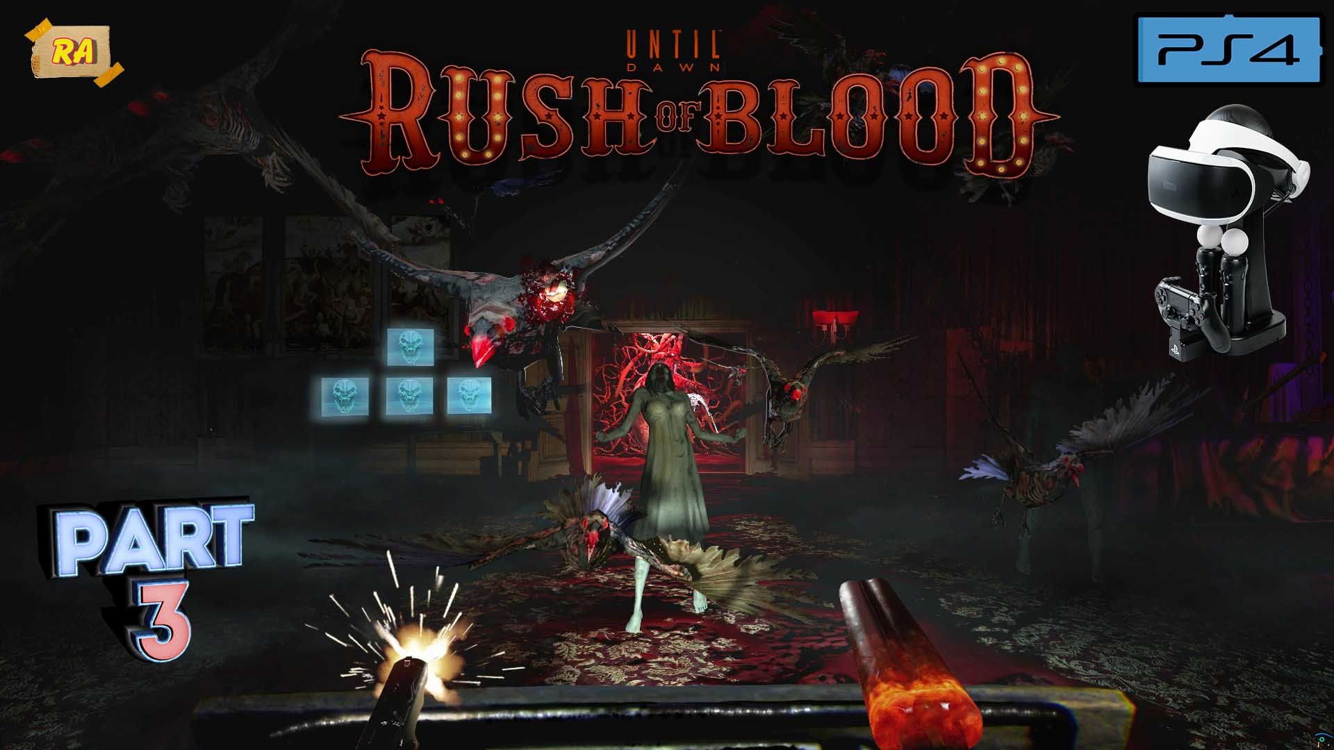Until Dawn Rush of Blood - Дожить до рассвета в (PS4) VR  -= Часть 3=-