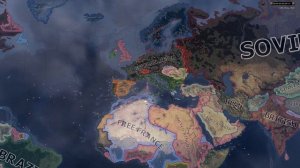 HOI4 Timelapse - What if the Nordic countries united and joined the Soviet Union in WW2?