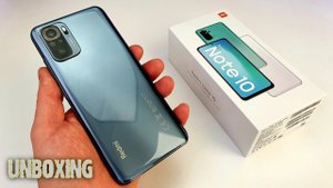 REDMI NOTE 10 - РАСПАКОВКА НАРОДНОГО СМАРТФОНА! ? AMOLED ДИСПЛЕЙ ? СТЕРЕОЗВУК и 48Мп Камера