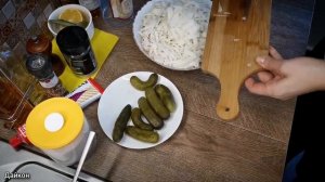 МЯСНОЙ САЛАТ с ГОВЯДИНОЙ, с дайконом и с солёными огурцами | Салат на праздник и на каждый день