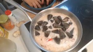 Ginataang Suso Recipe - Cooking Sea Shells with Coconut Milk