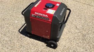 Honda EU3000is quietest generator ever eu3000 3000w