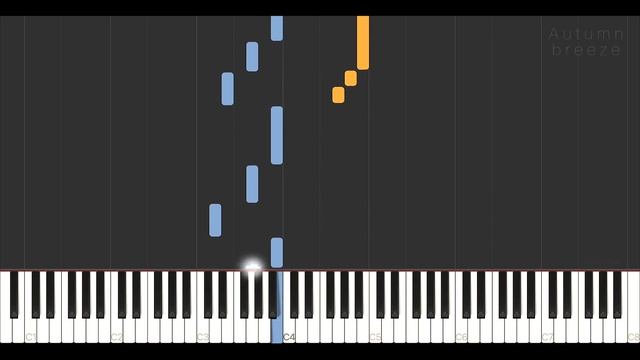 Autumn breeze - Jacob's Piano \\ Synthesia Piano Tutorial смотреть онлайн