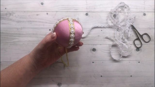 КАК СДЕЛАТЬ НОВОГОДНИЙ ШАР КАМЕЛИЯ мастер-класс первая часть