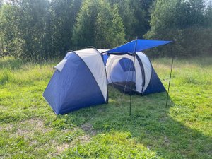 Палатка CoolWalk 1699 | 1910 двухкомнатная четырёхместная