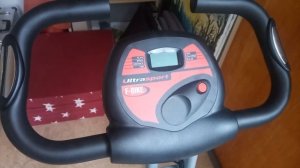 Faltbarer Fahrradergometer ; Heimtrainer ; Ultrasport F-Bike ; Extrem platzsparend