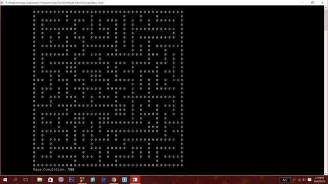 Maze runner || Maze Generator made in C using Depth First Algorithm смотреть онлайн