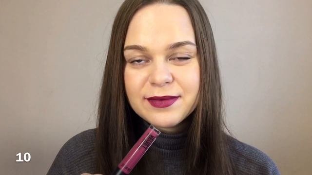 Свотч - видео матовых помад Divage Velvet Matt Liquid Color